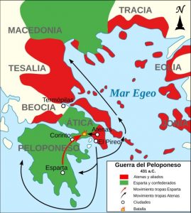 imagen de Guerra del Peloponeso