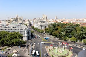 imagen de Fuente de Cibeles, vista desde el Mirador Madrid