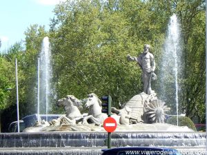 Imagen de estatua de Neptuno, Madrid, España