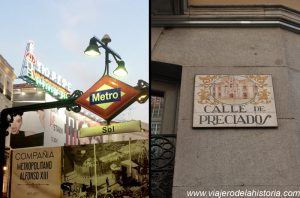 imagen de metro de la Puerta del Sol y calle Preciados