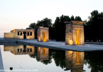 imagen del Templo de Debod, Madrid, España