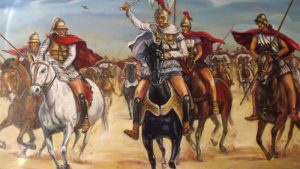 imagen de Alejandro III en la Batalla de Gaugamela
