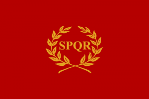imagen de república romana - SPQR, senatus populusque romanus - "el Senado y el pueblo de Roma"
