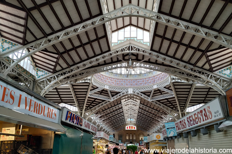 interior del Mercado Central de Valencia