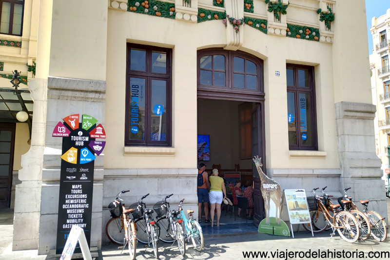 Valencia en bicicleta: alquiler en Estación de RENFE