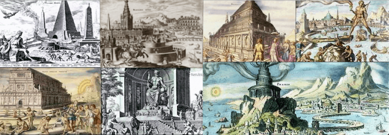 imagen de siete maravillas del mundo antiguo
