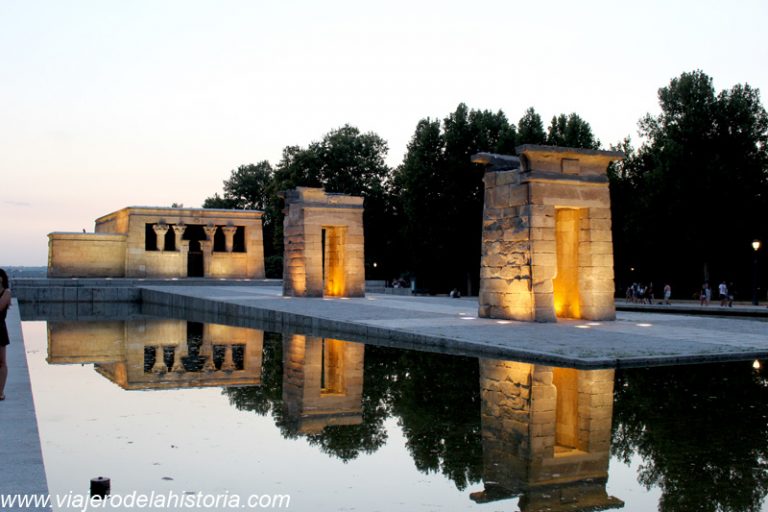 imagen del Templo de Debod, Madrid, España