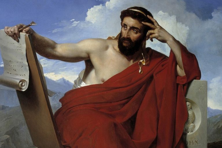 imagen de Solón de Atenas, por Merry Joseph-Blondel (1781-1853). Museo de Amiens, Francia.
