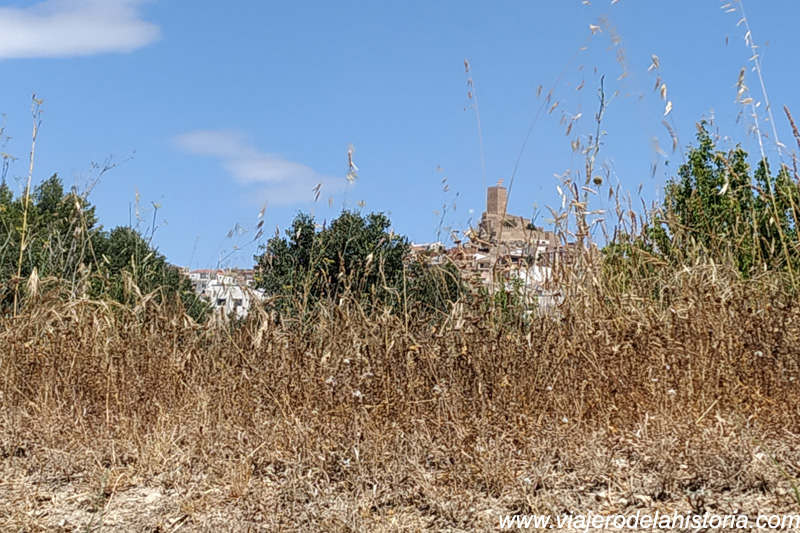 Vista del Castillo de Banyeres de Mariola