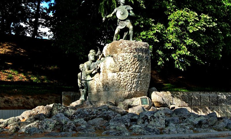 imagen de Conquista de Hispania. Estatua de Viriato en Viseu, Portugal