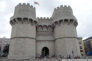 foto de las Torres de Serranos, Valencia